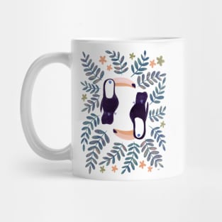 Toucans Pattern - Retro Orange Mug